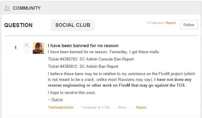 Rockstar Statement About Recent Gta Online Bans