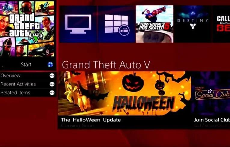 Fake Gta V Halloween Dlc Banner Pops Up On Ps4