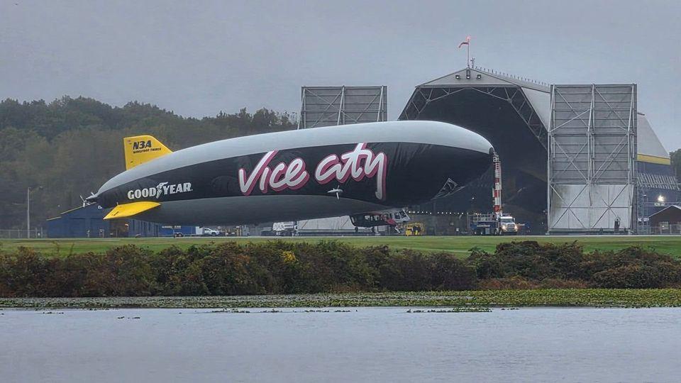 How to Track the GTA 6 Vice City Branded Zeppelin Flying From Ohio to Florida