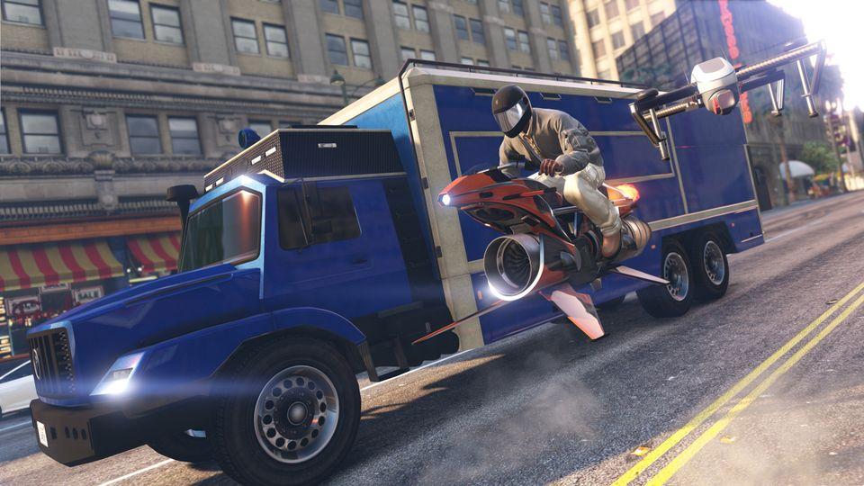 The Benefactor Terrorbyte in GTA Online.