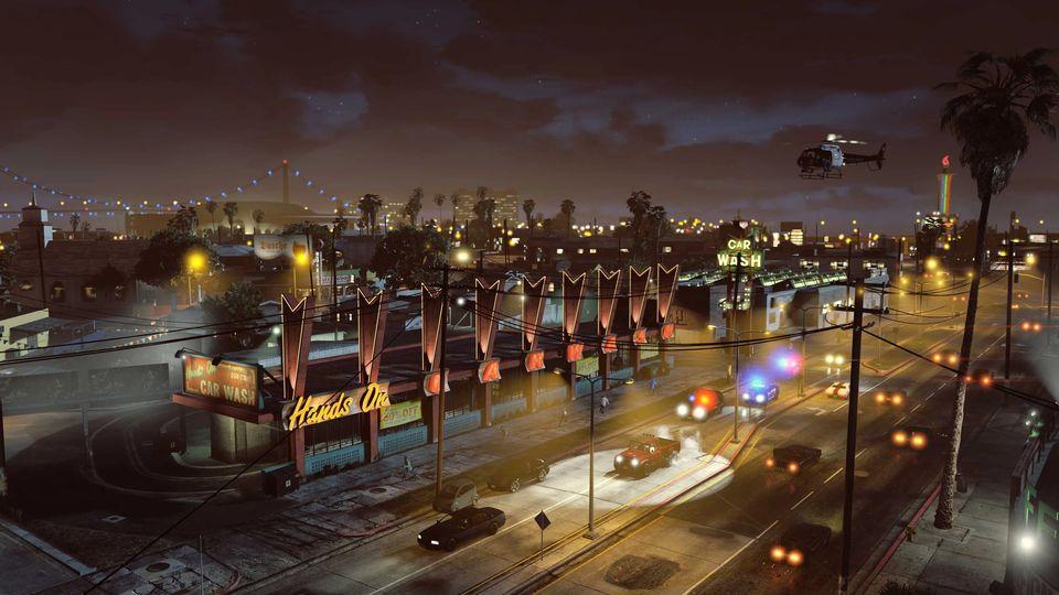 Official artwork for Grand Theft Auto V Expanded and Enhanced