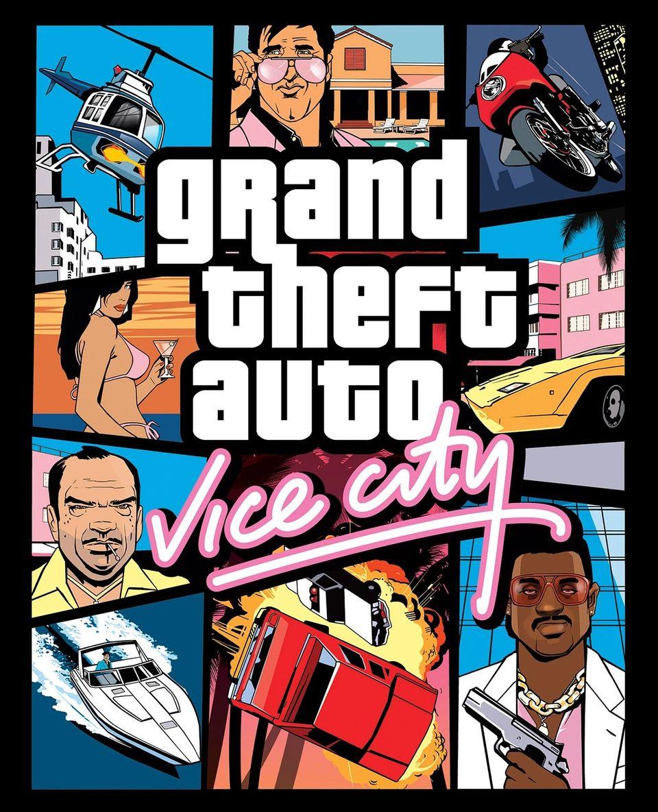Official cover artwork for Grand Theft Auto: Vice City