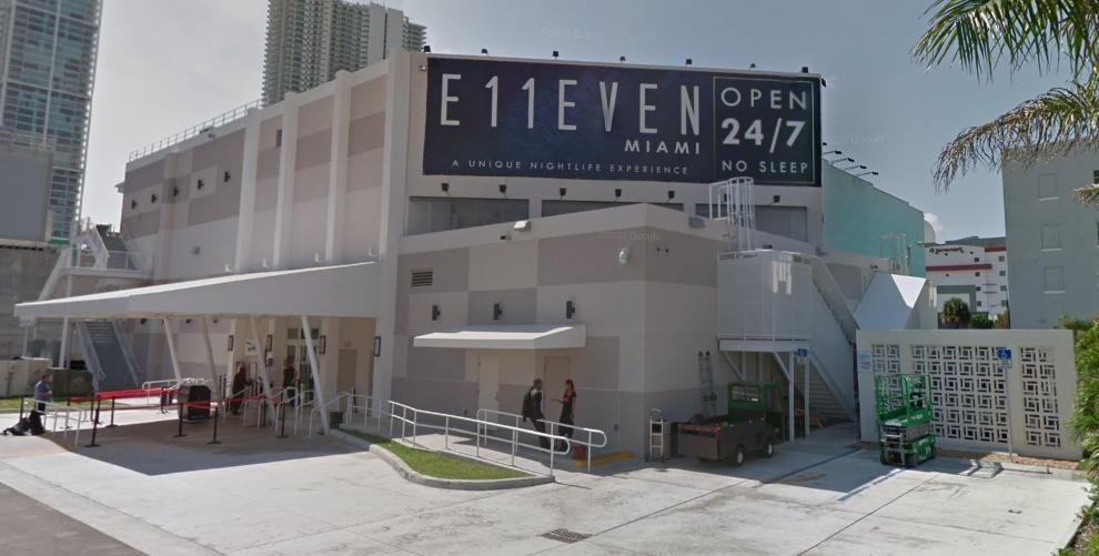 E11EVEN's rooftop lettering and exterior layout make the match immediately recognizable.