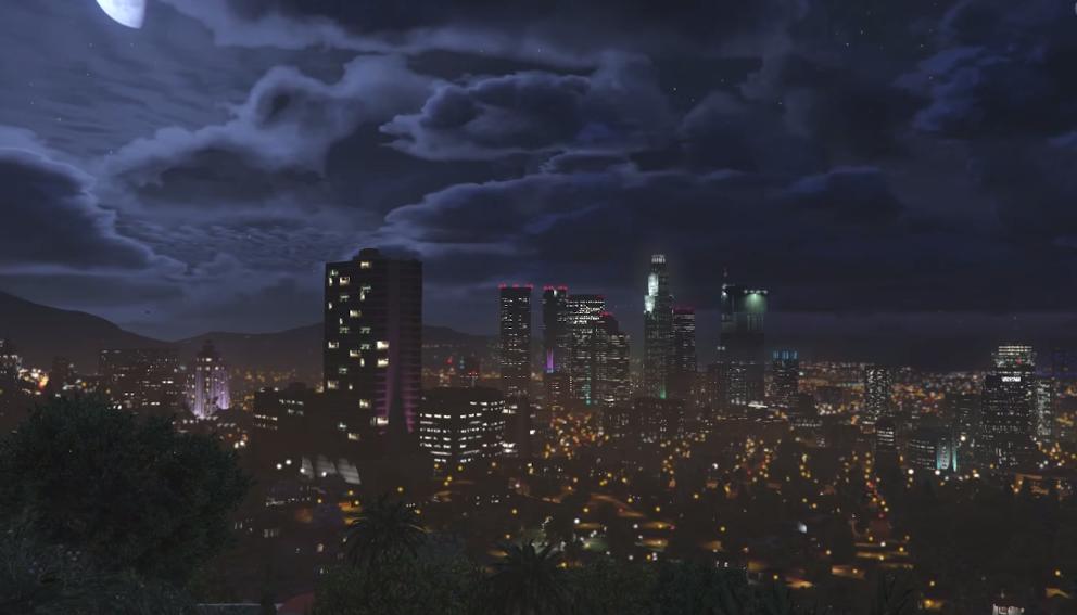 Los Santos at night time.